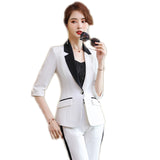 Interview Suit Women Set Work Clothes