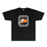 Ice Cream Running Dog T Shirt Loose Printed Audio Rap T-shirt