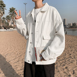 Men Denim Jackets Spring and Autumn Denim Jacket for Male Students