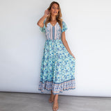Nine Britton Dress Printed Floral V-neck Sexy