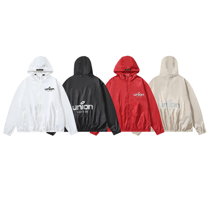 Fog Fear of God Hooded Sun Protection Shirt Spring and Summer Cycling Clothing