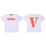 Vlone Friends Men'S Casual Short Sleeve Men'S And Women'S Tshirt