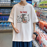 Tom And Jerry T Shirt Cartoon Loose Half Sleeve