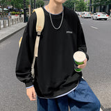Men's Sweatshirt Autumn Crew Neck Embroidery