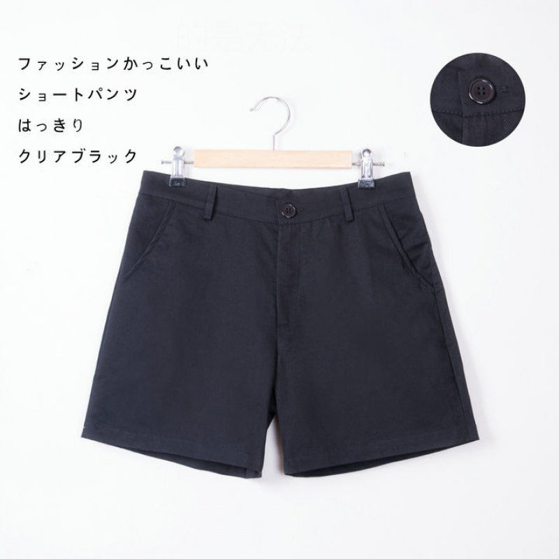 Men White Shorts Men's Casual Sports Swimming Shorts