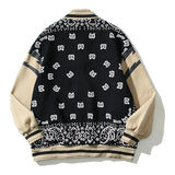 Cardigan Baseball Jacket Autumn and Winter RH Paisley Lightning Sleeve Raglan Baseball Uniform
