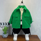 Toddler Boys Sweater Shirt Coat Spring and Autumn