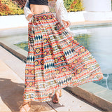 Coachella Music Festival Outfits Floral Skirt Summer Seaside Vacation Style Beach Dress