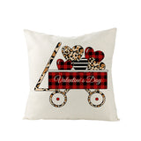 Valentine's Day Pillow Covers 4 Piece Random Styles Together, Love Car Home Pillow Cushion Cover