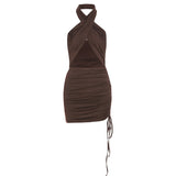 Music Festivals Rave Outfits Dress Summer Women's Clothing Fashion Hollowed-out Sexy Dress for Women