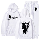 Vlone T Shirts & Shorts 2 Piece Set Sports Leisure Pullover Sweater Hooded