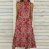 Betty Draper Valentine's Day Dress Digital Printed round Neck Dress