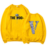 Vlone Sweatshirts Round Neck Sweater Printed Men'S And Women'S Loose