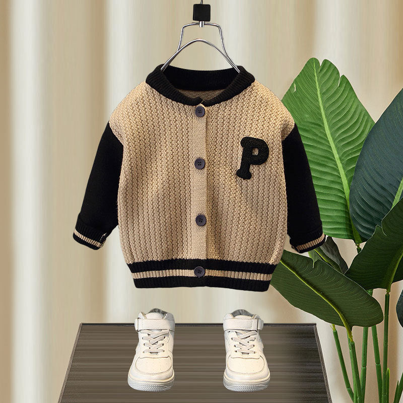 Toddler Boys Sweater Boys' Sweater Knitwear Long Sleeve