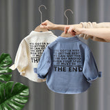 Toddler Boys Sweater Boys' Shirt Autumn Clothing Long Sleeve Jacket