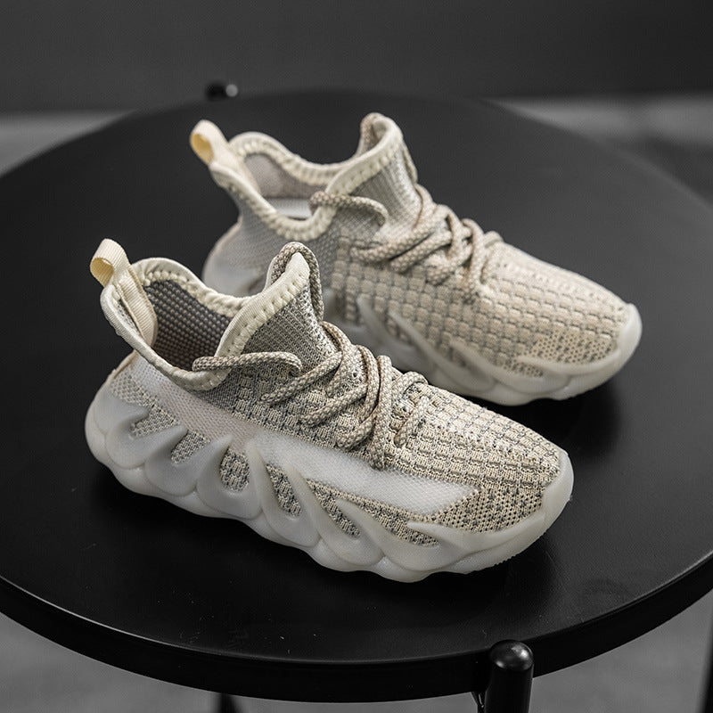 designer Sneaker Shoes Summer Boys' Children's Sports Shoes Zifei Woven Breathable Medium