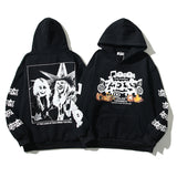 Kanye West Sunday Service Hoodie Ts Cartoon Pattern Rolling Loud Fleece Hoodie