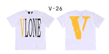 Vlone T Shirt Short Sleeve Couple Loose T-Shirt