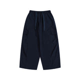 Man Fall Fall American Retro Solid Color Casual Pants Male Student Loose Straight-Leg Pants