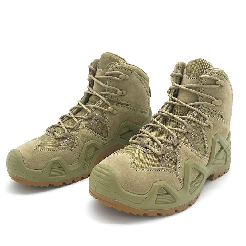Hiking Shoes Mid-Top High-Top Military Fans Combat Boots Outdoor Training Hiking Shoes Military Fans Combat Boots