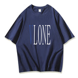 Vlone T Shirts Summer Men'S Printed Casual Short Sleeve