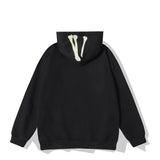 Kanye West Sunday Service Hoodie Skull V Stereo Word Printing Plus Velvet Hoodie