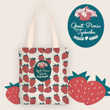 Strawberry Bags Class Bag Simple Autumn and Winter Cloth Bag