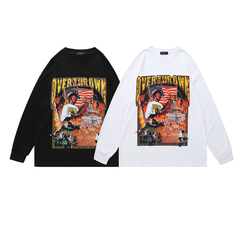 Man Fall Outfits Hiphop Men and Women I Oversize Loose Sweater