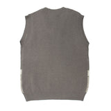 Men Sweater Cartoon Penguin Jacquard Sweater Vest Coat Men Sleeveless Sweater Vest