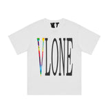 Vlone T Shirt Large V Loose Short Sleeve T-Shirt Men And Women Summer