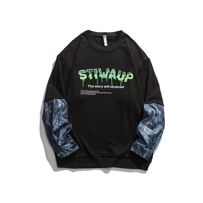 Crew Neck Sweatshirts for Men Men's Autumn Sweater Men's Fashion Brand Loose Street