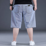 Men Denim Shorts plus Size Denim Shorts Men's Summer Loose Trendy plus Size