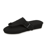 Women Open Toe Sandals Flats Summer Casual Large Size Flip-Toe Sandals