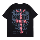 Rave Outfits Men T Shirt round Neck Short Sleeve Fashion Print