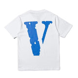 Vlone Printed Loose Hip Hop Shortsleeved Tshirt Hip Hop Men And Women