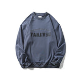 Men's Graphic Hoodies Men's Autumn Sweater Printed Wavy Line Hemline Bottoming Shirt