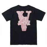Vlone T Shirt Four Seasons Base Short Sleeve Vlone Palm Large V Printed Loose T-Shirt