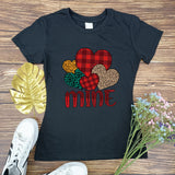 Valentine's Day T Shirts Couples Wish Printed Women's Short-Sleeved T-shirt