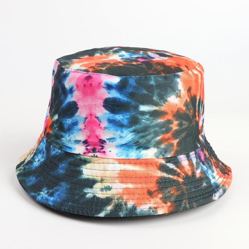Bucket Hat Fishing Cap Cotton Print Fisherman Hat Cap Men and Women Outdoor