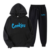 Cookies Hoodie Printed Pullover Suit