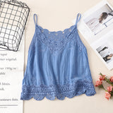 Coachella Music Festival Outfits Hollow Lace Camisole Women's Summer