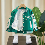 Toddler Boys Jackets Boys' Baseball Jacket Coat Spring and Autumn Jacket Clothes