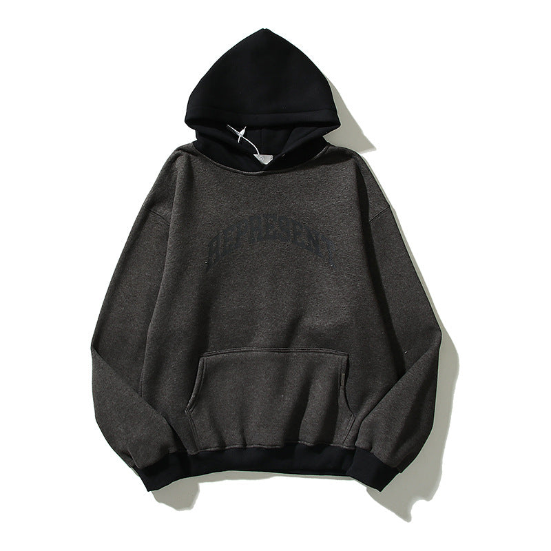 Kanye West Sunday Service Hoodie Autumn And Winter Fog Retro Distressed Stitching Fleece Hoodie