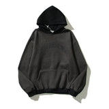 Kanye West Sunday Service Hoodie Autumn And Winter Fog Retro Distressed Stitching Fleece Hoodie