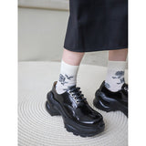 Women Black Dress Shoes Spring Leather Shoes
