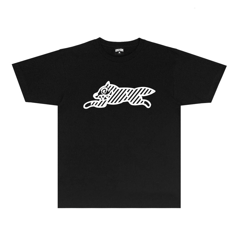 Ice Cream Running Dog T Shirt Loose Printed Audio Rap T-shirt