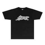 Ice Cream Running Dog T Shirt Loose Printed Audio Rap T-shirt