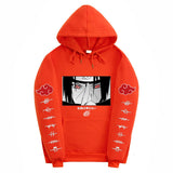 Anime Hoddies Sasuke Uchiha Blood Wheel Eye Print Sweater Top
