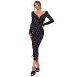 Skin Tight Long Dresses Autumn Dress Slim Fit Skirt