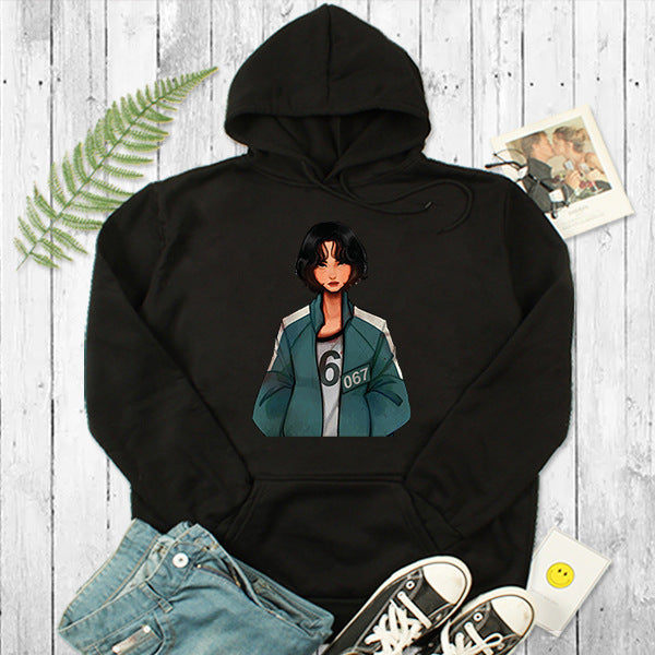 Squid Game Costume Printed Hoodie Jacket